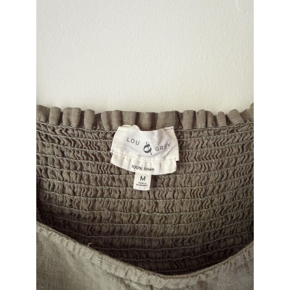 Lou & Grey 100% Linen Crop Tank